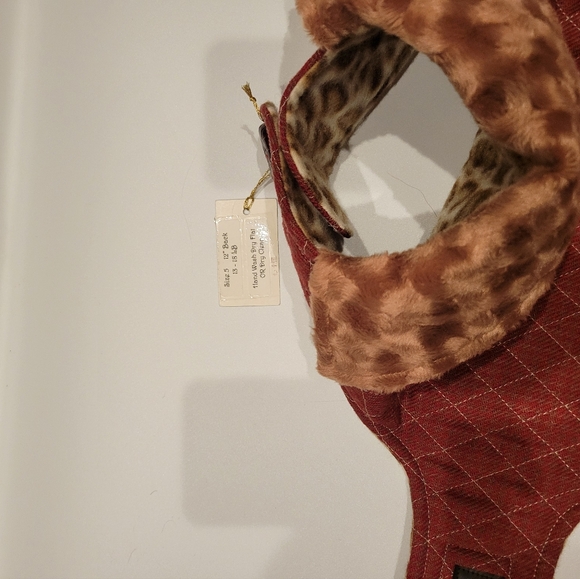 Quilted Dog Vest with Minky Collar - Picture 5 of 5